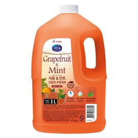 [MUKUNGHWA] KICHENSOAP Grapefruit n Mint Dishwashing Liquid 3L_ Kitchen Detergents, Dishwashing Detergents, Eco-friendly