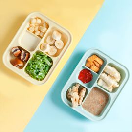 IBYEOL Friends Premium Platinum Silicone Suction Plate with Lid for Baby Self-Feeding Toddler Sectioned Meal Tray Pink  _ Made in KOREA