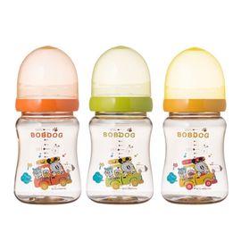 IBYEOL Friends Little Bob Dog Premium PPSU Baby Feeding Bottle 200ml Anti-Colic No-Nipple Newborn Essentials YELLOW_ Made in KOREA