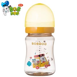 IBYEOL Friends Little Bob Dog Premium PPSU Baby Feeding Bottle 200ml Anti-Colic No-Nipple Newborn Essentials YELLOW_ Made in KOREA