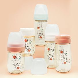 IBYEOL Friends Little BOBDOG Premium PPSU Anti-Colic Baby Feeding Bottle Wide Neck 270ml  (No Nipple) _ Made in KOREA