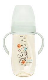 IBYEOL Friends Little BOBDOG Premium PPSU Weighted Straw Cup Anti-Colic Leak-Proof Baby Water Bottle 270ml Mint_ Made in KOREA