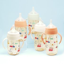 IBYEOL Friends Little BOBDOG Premium PPSU Car Design Weighted Straw Cup Anti-Colic Leak-Proof Baby Bottle 270ml MINT  _ Made in KOREA