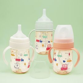 IBYEOL Friends Little BOBDOG Premium PPSU Car Design Weighted Straw Cup Anti-Colic Leak-Proof Baby Bottle 270ml MINT  _ Made in KOREA