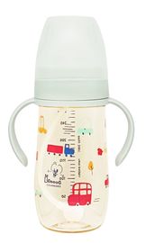 IBYEOL Friends Little BOBDOG Premium PPSU Car Design Weighted Straw Cup Anti-Colic Leak-Proof Baby Bottle 270ml MINT  _ Made in KOREA