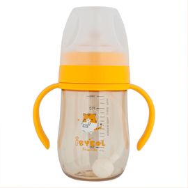IBYEOL Friends New Premium PPSU Weighted Straw Cup 180ml for Toddlers Anti-Colic Leak-Proof BPA-Free Safe MANGO _ Made in KOREA