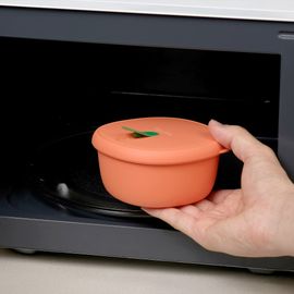 IBYEOL Friends Nicoletta Platinum Silicone Freezer Safe Rice Container 350ml Leakproof Food Storage 3-Pack Set _ Made in Korea 