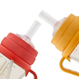 [I-BYEOL Friends] Nipple-straw, 2pcs_Compatible with straw cups and baby bottles, FDA approved, BPA FREE _ Made in KOREA