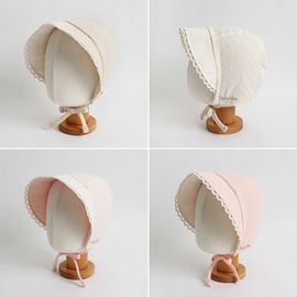 [BABYBLEE] A19101_Lacy Bonnet for Infants, Baby, Double-sided, Cotton 100%, Made in KOREA