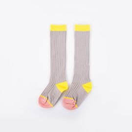 F21201 _ 4 sets of blue soft socks, Non-Slip Socks