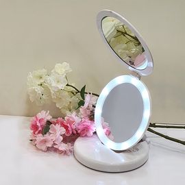[Star Corporation] ST-482 (large) LED COMPACT MIRROR _ LED mirror, magnifying mirror, folding