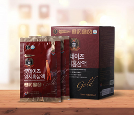 [KRG] GOOD DAYS Linzhi and KOREAN RED GINSENG Gold _ 70 ml * 30 (2,100 ml), ginseng extract, Red Ginseng Concentrate _ Made in KOREA