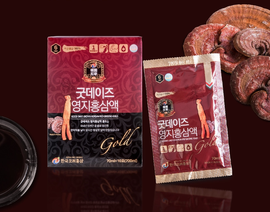 [KRG] GOOD DAYS Linzhi and KOREAN RED GINSENG Gold _ 70 ml * 30 (2,100 ml), ginseng extract, Red Ginseng Concentrate _ Made in KOREA