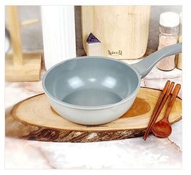 [KOMAN] Shinewon Vinch IH Ceramic Coated Wok 20cm-Induction Nonstick Cookware Coated Frying Pan-Made in Korea