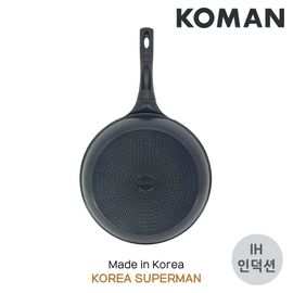 [KOMAN] BlackSunSea Titanium Coated IH Frying Pan 28cm - Induction Nonstick 6-Layers Coationg Die Casting Frying Pan - Made in Korea