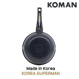 [KOMAN] BlackWin Titanium Coated Wok 20cm - Nonstick Cookware 6-Layers Coationg Frying Pan - Made in Korea