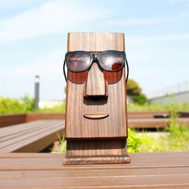 [Dosian Factory] Moai Tissue Solid Wood Case (No Back Plate)_Moving Gift, Interior Gift, Opening Gift, Tissue Cover_Made in Korea