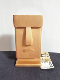 [Dosian Factory] Golden Moai piggy bank_Wooden Piggy Bank, Housewarming Gift, Interior Decor_Made in Korea