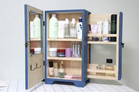 [Dosian Factory] Wooden Mini Vanity Box_Solid Wood Storage Vanity Box, Housewarming gift, Interior Decor, Custom Made _Made in Korea
