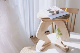 [Dosian Factory] Barefoot Youth (Comfortable Wooden Stool Chair)_Housewarming Gift, Interior Decor_Made in Korea