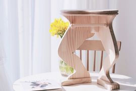 [Dosian Factory] Barefoot Youth (Comfortable Wooden Stool Chair)_Housewarming Gift, Interior Decor_Made in Korea