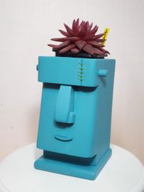 [Dosian Factory] Moai Succulent Case (Succulent Case and Multi-use)_Wooden Flower Pot, Housewarming Gift, Interior Decor_Made in Korea