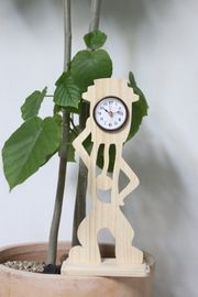[Dosian Factory] Wooden Clock_Table Clock, Housewarming Gift, Interior Decor_Made in Korea