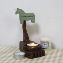 [Dosian Factory] Foot Instep Fire Unicorn (Scented Candle Case)_Scented Candle, Housewarming Gift, Interior Decor_Made in Korea