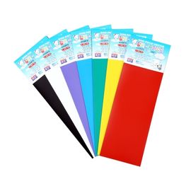[FOBWORLD] Color Rubber Magnetic Sheet _ 100mmX300mm, Flexible Magnetic Sheets, Rubber Magnet for DIY Crafts Decoration Board Locker Fridge School Office Home, Easy To Cut _ Made in Korea