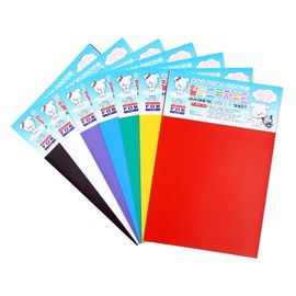 [FOBWORLD] Color Rubber Magnetic Sheet _ 200mmX300mm, Flexible Magnetic Sheets, Rubber Magnet for DIY Crafts Decoration Board Locker Fridge School Office Home, Easy To Cut _ Made in Korea