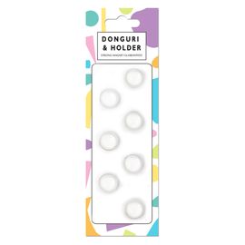 [FOBWORLD] DONGURI(Droplet) Magnet Holder 16mm 7Pcs _ Colorful Droplet Round Magnetic Holder, Locker Refrigerator Whiteboard Magnets for School Office Home _ Made in Korea