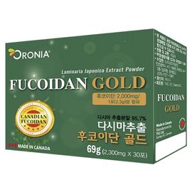 [Oronia] Fucoidan Gold 30 Pouches_Premium, Beauty, Diet, Health, Functional Food_Made in Canada