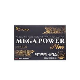 [Oronia] Mega Power Plus 60 Capsules_Prostate, Saw Palmetto, Endurance Enhancement, Men, Health, Immune Enhancement_Made in Canada