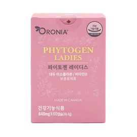 [Oronia] Phytogen Lady's 60 Capsules_Women's, Dietary Supplement, Menopause, Bone Health, Osteoporosis_Made in Canada