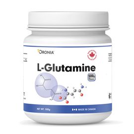 [ORONIA] L-Glutamine Powder 500g_L-Glutamine, Glutamine 100%, Glutamine Free, Additives NO_Made in Canada