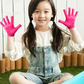 [Boaz] Microfiber Kids Gloves 10~13 years old, senior (yellow, green, blue, pink)_Elementary school, children, hands-on learning, gloves_Made in Korea