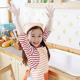 [Boaz] giraffe gloves toddler 9~13 years old_Elementary school, cooking experience, hands-on learning, plastic gloves_Made in Korea