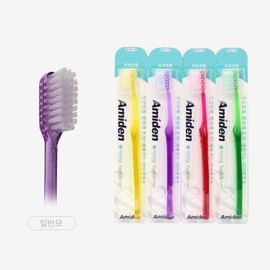 [Amiden] Plus Functional Toothbrush 1EA – Hard Bristles, Dentist-Recommended for Tartar Removal, Premium DuPont Bristles - Made in Korea