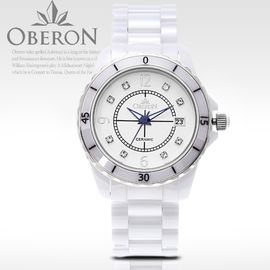 [OBERON] OB-301G STWT _ Fashion Business Men's Watches, Auto Date, Ceramic Watch, 3 ATM Waterproof, Japan Movement