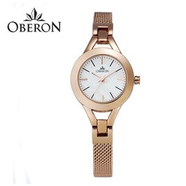 [OBERON] OB-601 RGWT _ Fashion Women's Watch, Metal Watch, Quartz Watch Waterproof, Japan Movement