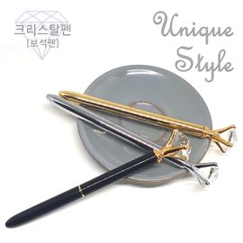 [WOOSUNG] crystal pen - ballpoint pen writing instrument stationery desk accessory - Made in Korea