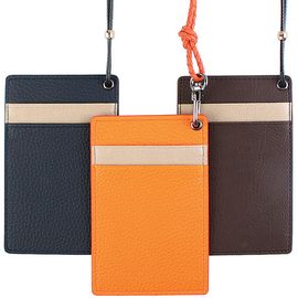 [WOOSUNG] Dokdo Ople necklace type card wallet-handmade genuine leather storing pocket wallet-Made in Korea