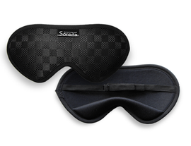 [SONATA] Elegance _ Sleep Eye Mask with Adjustable Band and Nose blade Pad, Super Soft _ Made in KOREA
