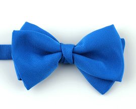 [MAESIO] BOW7253 BowTie Solid  Blue _ Pre-tied bow ties Formal Tuxedo for Adults & Children, For Men Boys, Business Prom Wedding Party, Made in Korea