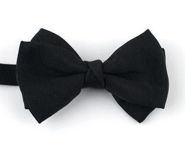 Bow7255 Bow Tie Solid Black _ Bow Tie Men's Dress, Official Tuxedo for Children, Male Boy, Business, Prom, Wedding Party, Korea