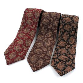 [MAESIO] KCT0003 Fashion Paisley Necktie 8cm 3Color _ Men's Ties Formal Business, Ties for Men, Prom Wedding Party, All Made in Korea