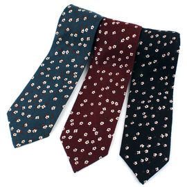 [MAESIO] KCT0120 Fashion Flower NeckTie 8cm 3Color _ Men's Tie, Business Office Look, Wedding Party,Made in Korea,