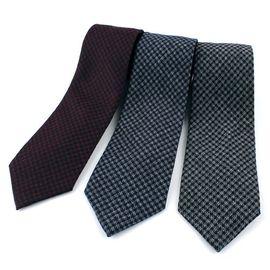 [MAESIO] KCT0128 Fashion Houndtus Check NeckTie 8cm 3Color _ Men's Tie, Business Office Look, Wedding Party,Made in Korea,