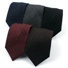  [MAESIO] KCT0132 Fashion Pin Stripe NeckTie 8cm 5Color _ Men's Tie, Business Office Look, Wedding Party,Made in Korea,