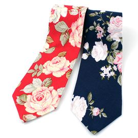  [MAESIO] KCT0133 Fashion Flower NeckTie 8cm 2Color _ Men's Tie, Business Office Look, Wedding Party,Made in Korea,